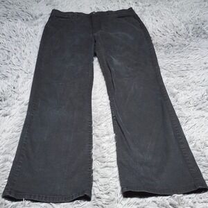 Levis Boot Cut 512 Jeans Womens 12 Gray Black Denim Cotton Spandex Light Wash